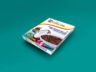 coconut gravy mix box design